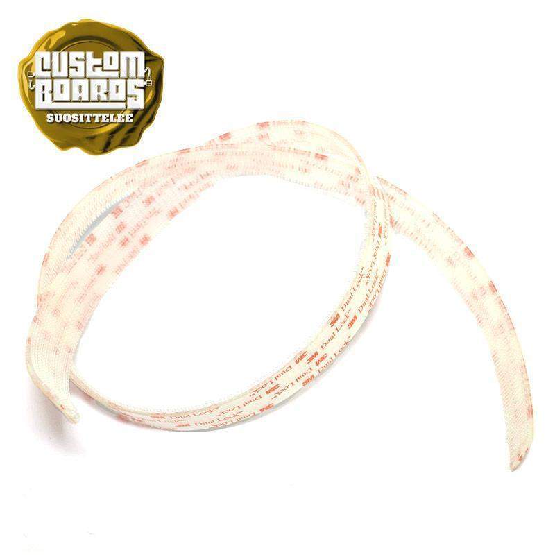 Custom Boards Dual Lock (3M SJ3560, clear, 1 m) Custom Boards Finland